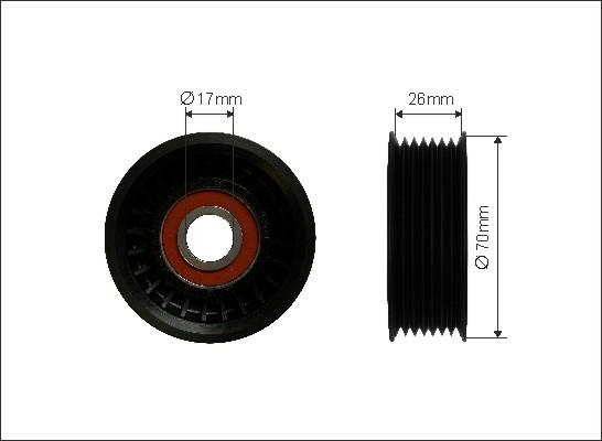 Caffaro 108-00 - Parazīt / Vadrullītis, Ķīļrievu siksna autospares.lv