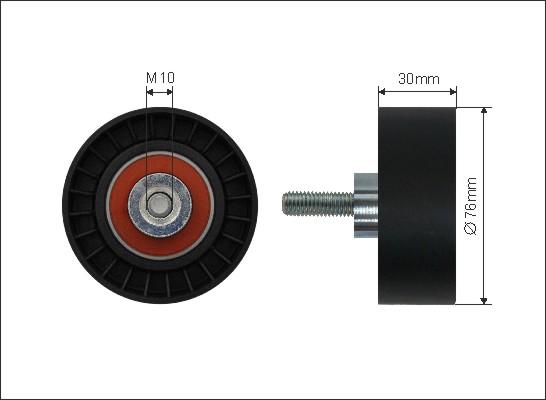 Caffaro 18-10 - Parazīt / Vadrullītis, Ķīļrievu siksna www.autospares.lv