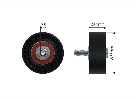 Caffaro 13-58 - Parazīt / Vadrullītis, Ķīļrievu siksna autospares.lv