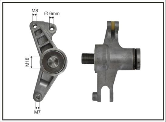 Caffaro 131207SP - Натяжитель, поликлиновый ремень www.autospares.lv