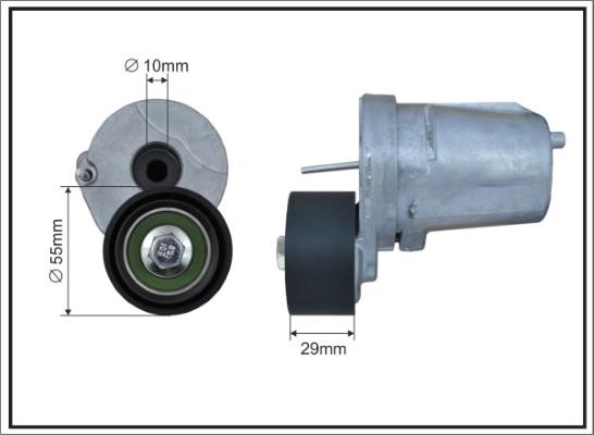 Caffaro 133100SP - Siksnas spriegotājs, Ķīļsiksna autospares.lv