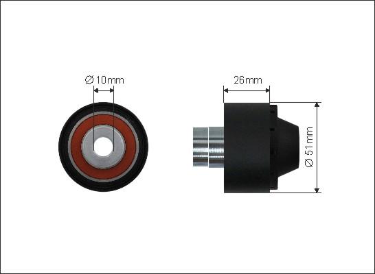 Caffaro 137-30 - Parazīt / Vadrullītis, Ķīļrievu siksna www.autospares.lv