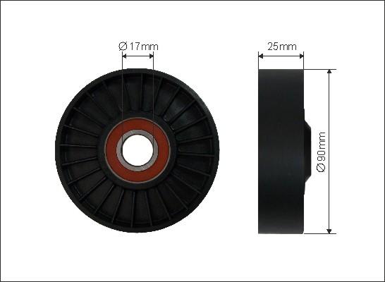 Caffaro 12-99 - Parazīt / Vadrullītis, Ķīļrievu siksna www.autospares.lv