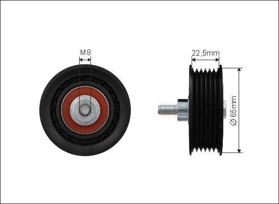 Caffaro 80-99 - Parazīt / Vadrullītis, Ķīļrievu siksna www.autospares.lv