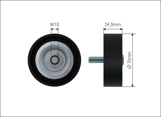 Caffaro 347-00 - Parazīt / Vadrullītis, Ķīļrievu siksna www.autospares.lv