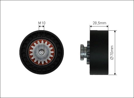 Caffaro 35-96 - Parazīt / Vadrullītis, Ķīļrievu siksna www.autospares.lv