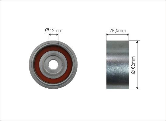 Caffaro 351-120 - Parazīt / Vadrullītis, Zobsiksna www.autospares.lv