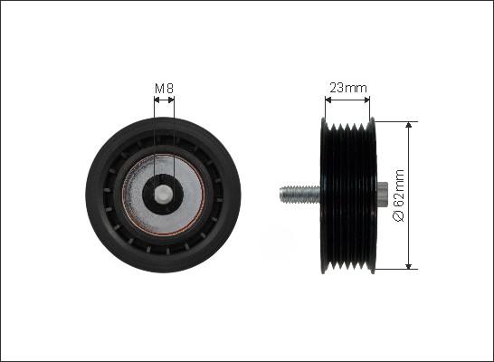 Caffaro 317-00 - Parazīt / Vadrullītis, Ķīļrievu siksna www.autospares.lv