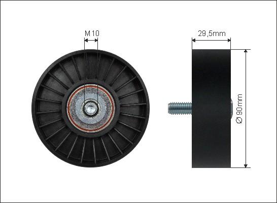 Caffaro 29-36 - Parazīt / Vadrullītis, Ķīļrievu siksna www.autospares.lv