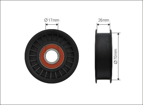 Caffaro 206-99 - Parazīt / Vadrullītis, Ķīļrievu siksna www.autospares.lv