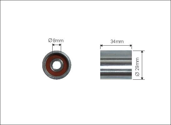 Caffaro 219-95 - Parazīt / Vadrullītis, Zobsiksna autospares.lv