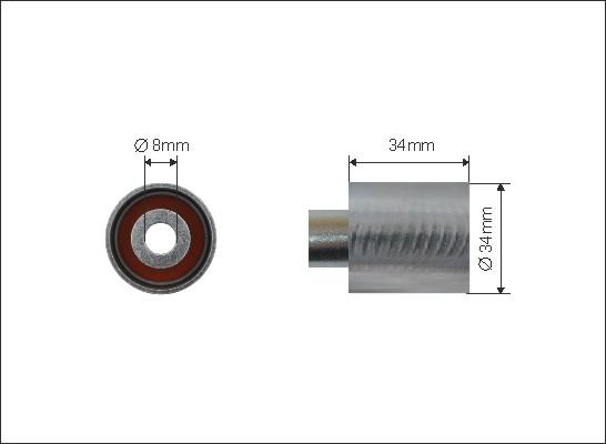 Caffaro 214-93 - Parazīt / Vadrullītis, Zobsiksna www.autospares.lv