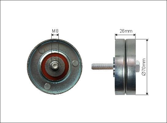 Caffaro 285-01 - Parazīt / Vadrullītis, Ķīļrievu siksna www.autospares.lv