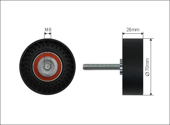 Caffaro 234-20 - Parazīt / Vadrullītis, Ķīļrievu siksna autospares.lv