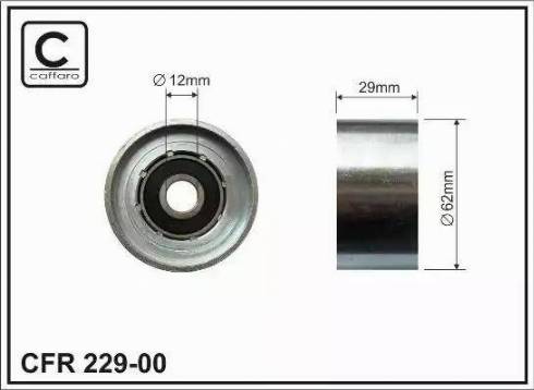 Caffaro 229-00 - Parazīt / Vadrullītis, Zobsiksna autospares.lv