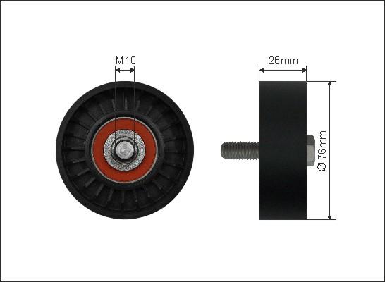 Caffaro 22-36 - Parazīt / Vadrullītis, Ķīļrievu siksna autospares.lv