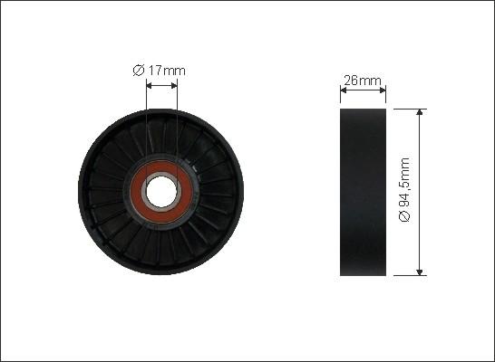 Caffaro 47-00 - Parazīt / Vadrullītis, Ķīļrievu siksna www.autospares.lv