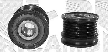 Caliber 57769 - Pulley, alternator, freewheel clutch www.autospares.lv