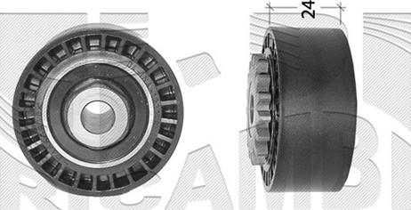 Caliber 66663 - Ролик, поликлиновый ремень www.autospares.lv