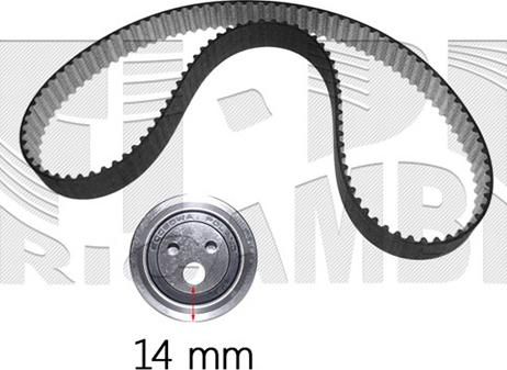 Caliber 0590KR - Zobsiksnas komplekts www.autospares.lv