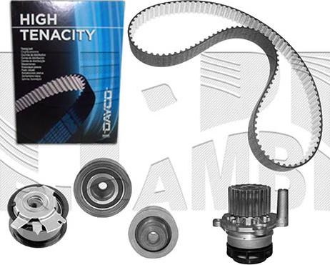 Caliber 0379KWW - Water Pump & Timing Belt Set www.autospares.lv