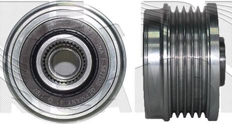 Caliber 88406 - Pulley, alternator, freewheel clutch www.autospares.lv