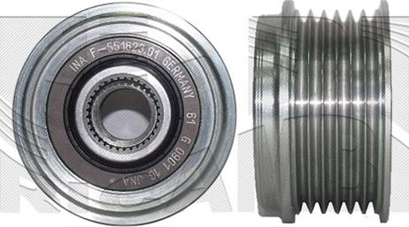 Caliber 88412 - Шкив генератора, муфта www.autospares.lv