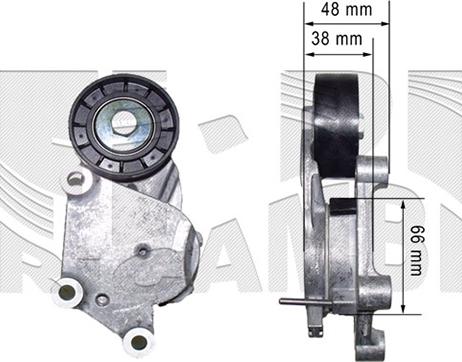 Caliber 88002 - Pulley, v-ribbed belt www.autospares.lv