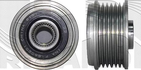 Caliber 88362 - Pulley, alternator, freewheel clutch www.autospares.lv