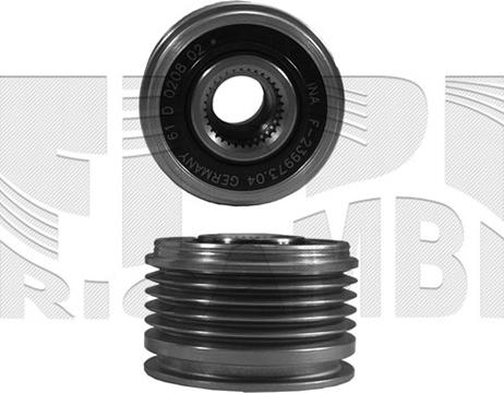 Caliber 87519 - Pulley, alternator, freewheel clutch www.autospares.lv