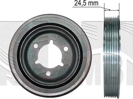 Caliber 87353 - Piedziņas skriemelis, Kloķvārpsta autospares.lv