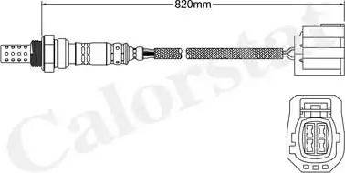 Calorstat by Vernet LS140669 - Lambda zonde www.autospares.lv