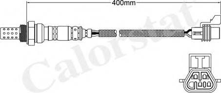 Calorstat by Vernet LS140390 - Lambda zonde www.autospares.lv