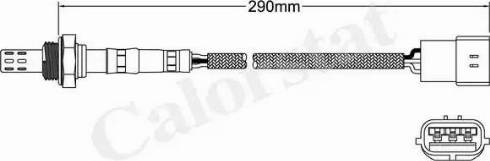 Calorstat by Vernet LS130017 - Лямбда-зонд, датчик кислорода www.autospares.lv