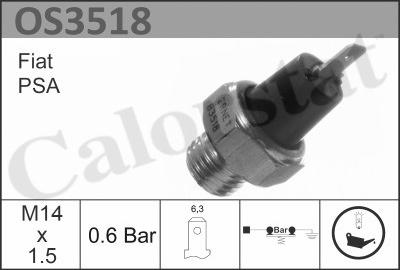 Calorstat by Vernet OS3518 - Sender Unit, oil pressure www.autospares.lv