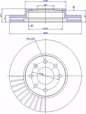 CAR 142.991 - Тормозной диск www.autospares.lv