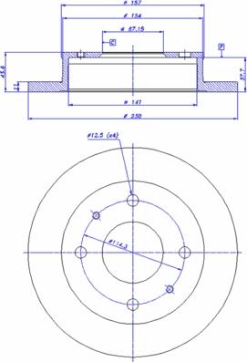 CAR 142.963 - Bremžu diski www.autospares.lv