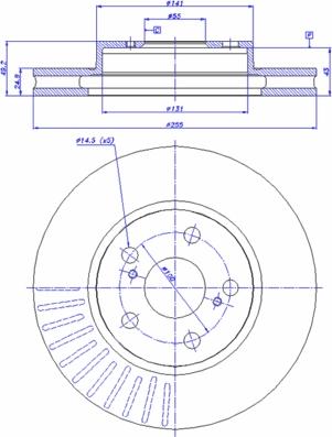 CAR 142.985 - Bremžu diski www.autospares.lv