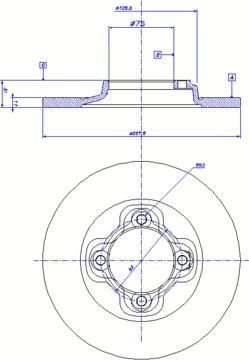 CAR 142.930 - Bremžu diski www.autospares.lv