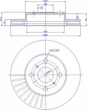 CAR 142.977 - Bremžu diski www.autospares.lv