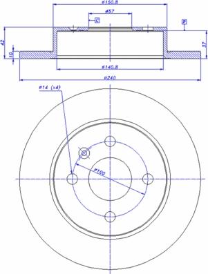 CAR 142.495 - Bremžu diski www.autospares.lv