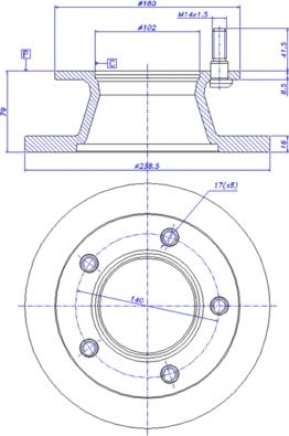 CAR 142.458 - Bremžu diski autospares.lv