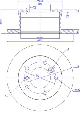 CAR 142.433 - Bremžu diski www.autospares.lv