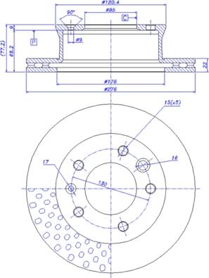 CAR 142.432 - Bremžu diski www.autospares.lv