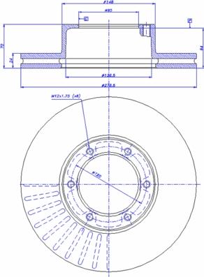 CAR 142.554 - Bremžu diski www.autospares.lv