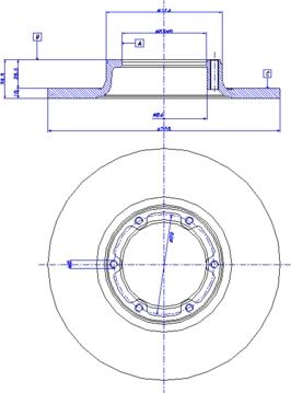 CAR 142.550 - Brake Disc www.autospares.lv