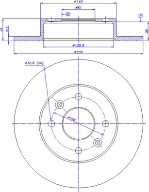 CAR 142.569 - Bremžu diski www.autospares.lv