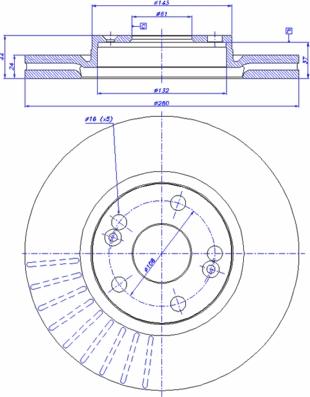 CAR 142.561 - Bremžu diski www.autospares.lv