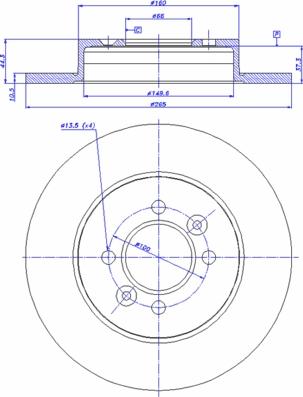 CAR 142.563 - Bremžu diski www.autospares.lv