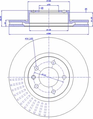 Pilenga V069 - Bremžu diski autospares.lv